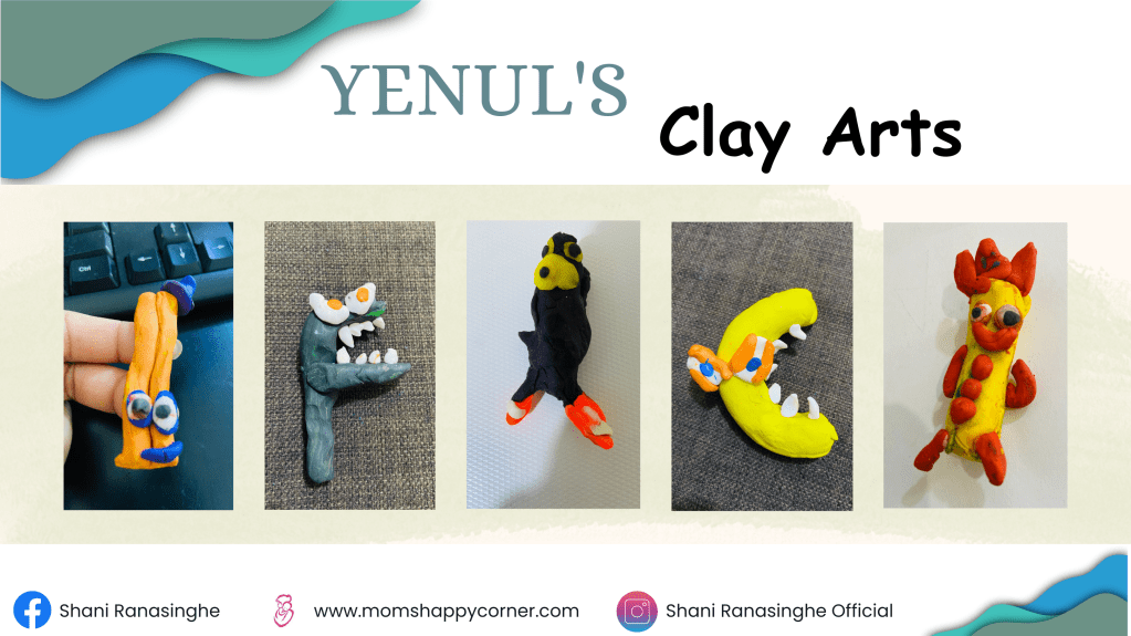 05 Years Old, My Son’s Clay Arts&nbsp;❤️